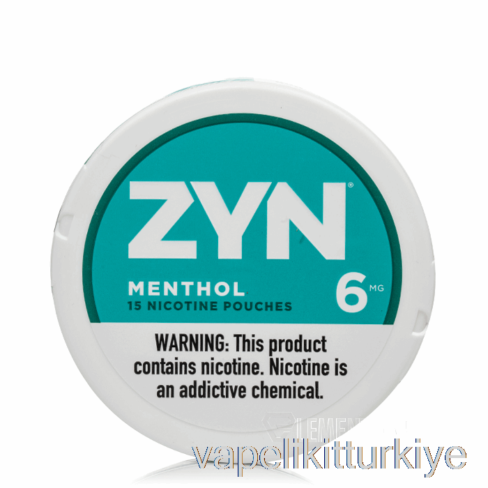 Vape Likit Zyn Nikotin Torbaları - Mentol 6mg